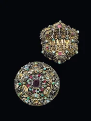 To brystrosetter, Sibiu, ca. 1675-1700