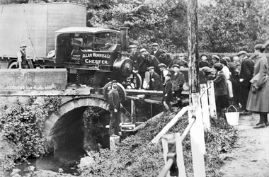 Storbritannia: Steam Wagon Accident, Cheshire