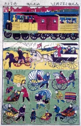 Ulike transportmidler i Japan