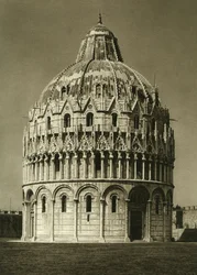 Utsikt over Baptistere i Pisa