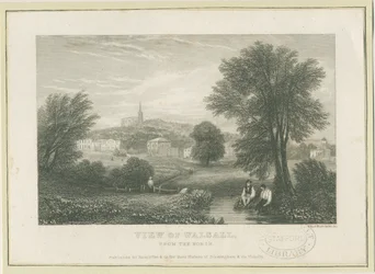 Walsall Town - North View: gravering og [1800-tallet]