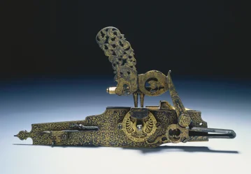 Hjullås fra et jaktgevær, ca. 1660-1720