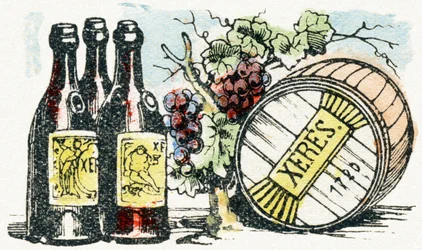 X - Xeres - Child Entertainment Alphabet ca. 1890 (litografi)