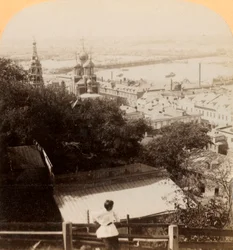 Nizjnij Novgorod, Russland, alle nasjoners sommermarkedsplass, 1898.