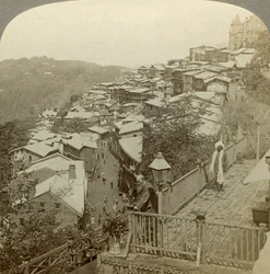 Simla, Indias sommerhovedstad, ca 1900-tallet.