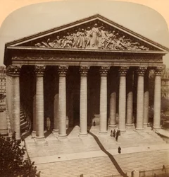The Church of the Madeline, Paris, Frankrike, 1900.