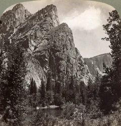 The Three Brothers, Yosemite Valley, California, USA, 1902
