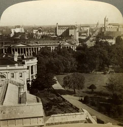 Det hvite hus og finansbygningen, Washington DC, USA.