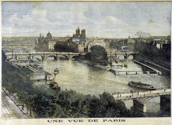 En utsikt over Paris - i "The Petity Journal"