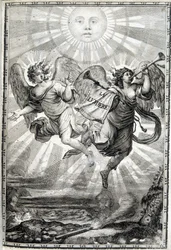 Allegorisk figur av lyset - Lyset til Monsignor den eminente kardinal Jules Mazarin (Giulio Raimondo Mazzarino eller Mazarino) (1602-1661)