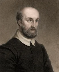 Andrea Palladio (1508-1580) - gravering - 1800-tallet