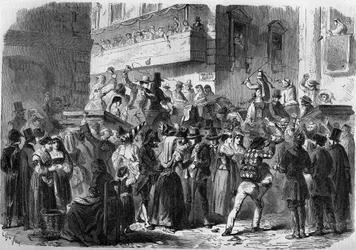 Carnival of Roma basert på en tegning av Gierdziejewskiego i 1858.