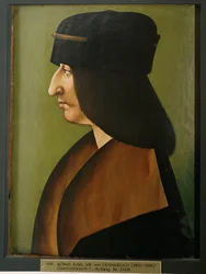 Karl VIII av Frankrike (maleri på tre)
