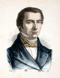 Claude Frederic Bastiat klassisk liberal teoretiker, politisk økonom - Portrett av Frederic Bastiat, Economiste (1801 - 1850) - i "" Les Contemporains", n.d. slutten av 1800-tallet.