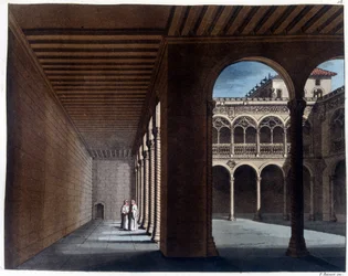 Dominikanernes kloster i Valladolid. Litografi fra 1800-tallet.