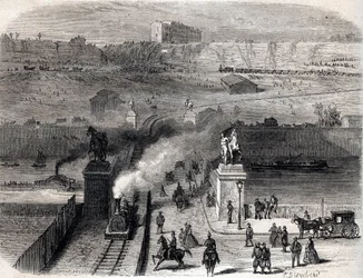 Demolition of the Trocadero in Paris in 1866 - Demolition of Tracadero in Paris in 1866 -