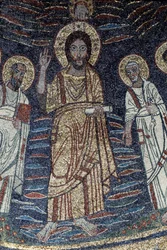 Detalj av Jesus (Mosaic, 821)