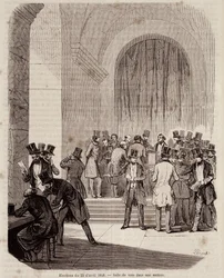 Valg 23. april 1848: stemmelokale i en seksjon - i "" Samtidens populærhistorie""