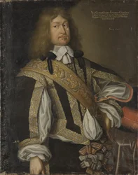 Ernest Gunther de Schleswig Holstein Sonderburg Augustenburg - Portrett av Ernest Guenther (1609-1689), hertug av Schleswig-Holstein-Sonderburg-Augustenburg, Anonym . Olje på lerret