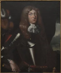 Ferdinand Kettler, duc de la Courlande Semigalie - Portrett av Ferdinand Kettler (1655-1730), hertug av Courland og Semigallia, anonym . Olje på lerret. Mål: 90x75 cm. Nationalmuseum Stockholm