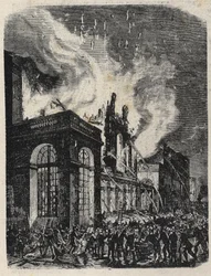 Brann i Opera de la rue Lepelletier (Le Peletier) i Paris 28. oktober