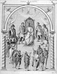 Frankrike på 900-tallet: Charles II Le Bald (823-877).