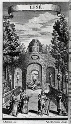 Frontispice of “” ISSE “” heroic pastoral, three acts and prologue