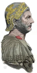 Hannibal - Portrett av Hannibal eller Hannibal Barca (ca. 247-183 f.Kr.), kartagisk general og statsmann