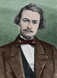 Henri Duveyrier (1840-1892), fransk oppdagelsesreisende - portrett av Henri Duveyrier-orientalist, fransk reisende og geograf