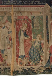 Historien om Saint Piat og Saint Eleuthère, scene 11: Fristelsene til Saint Éleuthère
