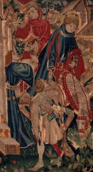 Historien om Saint Piat og Saint Eleuthère, scene 8, detaljsenter