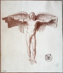 Icarus Icarus - tegning av blod