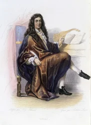 Jean Baptiste Lully (1632-1687) - i "" Le Plutarque francais "", red. Mennechet