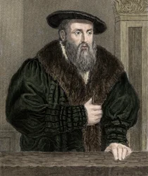 Johannes Kepler (Keppler) 1571-1630 - gravering - 1800-tallet