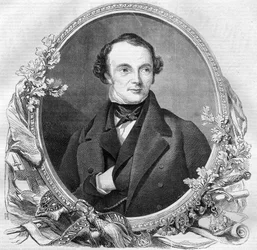 John Russell (1792-1878), britisk politikergravering fra 1860.