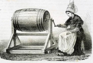 The Normande churn - i "" The wonders of industry"" av Louis Figuier