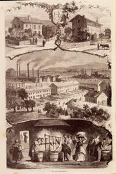 Labour siterer i Frankrike på 1800-tallet.