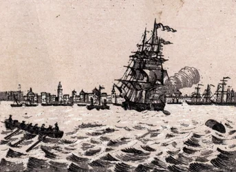 Liverpool, England: utsikt over havnen (Havn, havn). i "" Verden illustrerer 168 visninger"" Udatert (slutten av 1800-tallet)