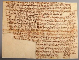 manuskript. Brev nr. 7 til munkene i Beas de Segura. Papir. Del 2. 18. november 1585.