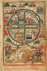 Kart over Crusader Jerusalem