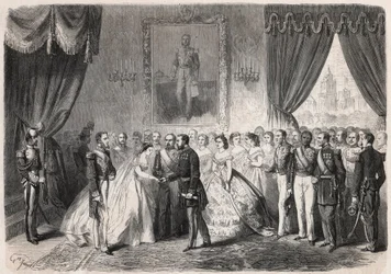 Ekteskap med marskalk Francois Achille Bazaine (Francois-Achille
