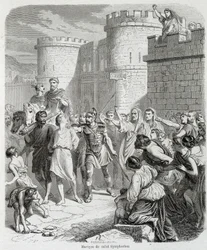 Martyrdom of Saint Symphorien - i "Histoire des popes"", av Maurice Lachatre