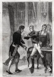 Møte mellom Charles Lemercier de Longpre (1778-1854), Baron d