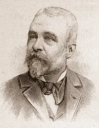 Medlemmer av Academy Francaise i 1895: portrett av Ernest Lavisse (1842-1922), fransk historiker.