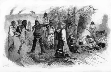 Frøken Josephine Meeker, tatt til fange sammen med moren sin av de amerikanske indianeropprørene i 1880.