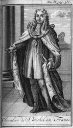 Orders of Knight.Chevalier de Saint Michel in France in the 15th century. In “” History of military orders or knights, of the seculieres and regulars militias of both sexes, which have been established so far. Edition taken from Abbe Giustiniani, R.P.Bonan