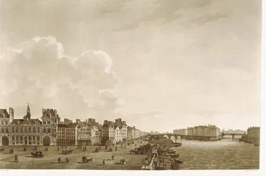 Paris. Rådhuset og Seinen