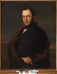 Portrett av Alexander Nikolayevich Raevsky (1795-1868), Anonym. Olje på lerret
