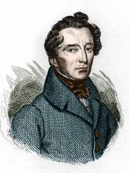 Portrett av Alphonse de Lamartine (1790 - 1869) fransk poet.