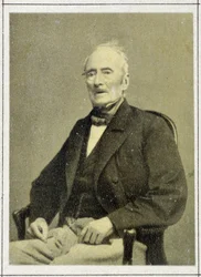 Portrett av Alphonse de Lamartine (1790 - 1869) i 1867